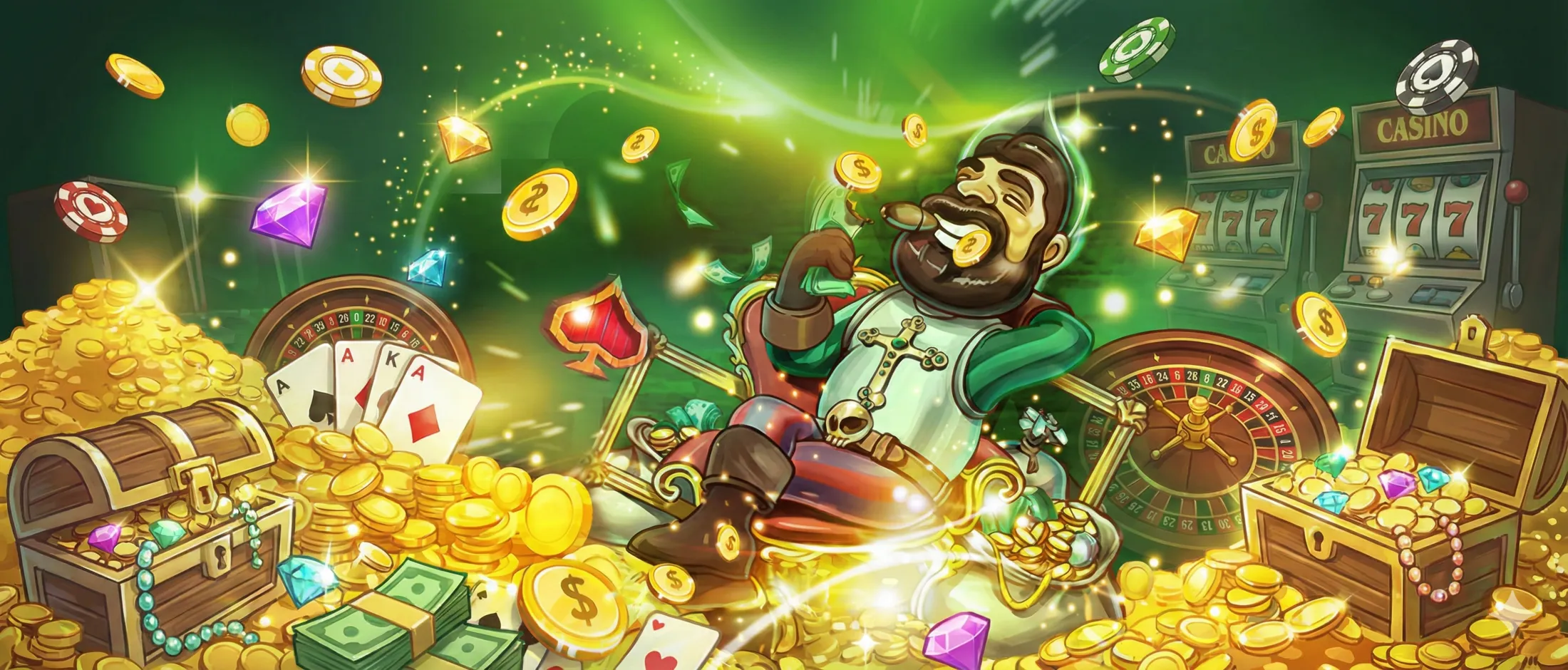 Fastpay Casino promotional banner showing game lobby and logo